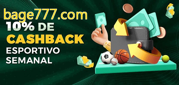 10% de bônus de cashback na bage777.com